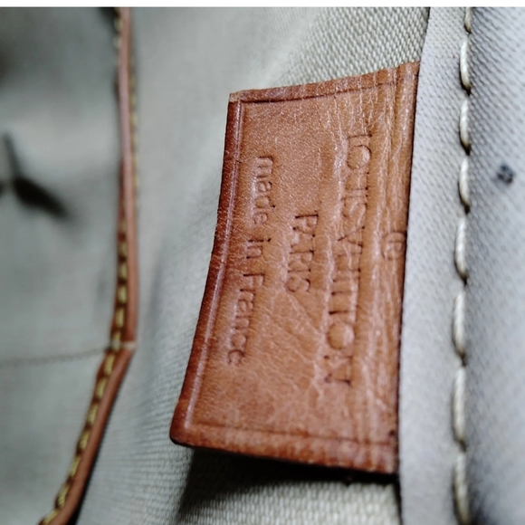 💯 LOUIS VUITTON LV Deauville Brown Monogram Hand Bag - Picture 7 of 14